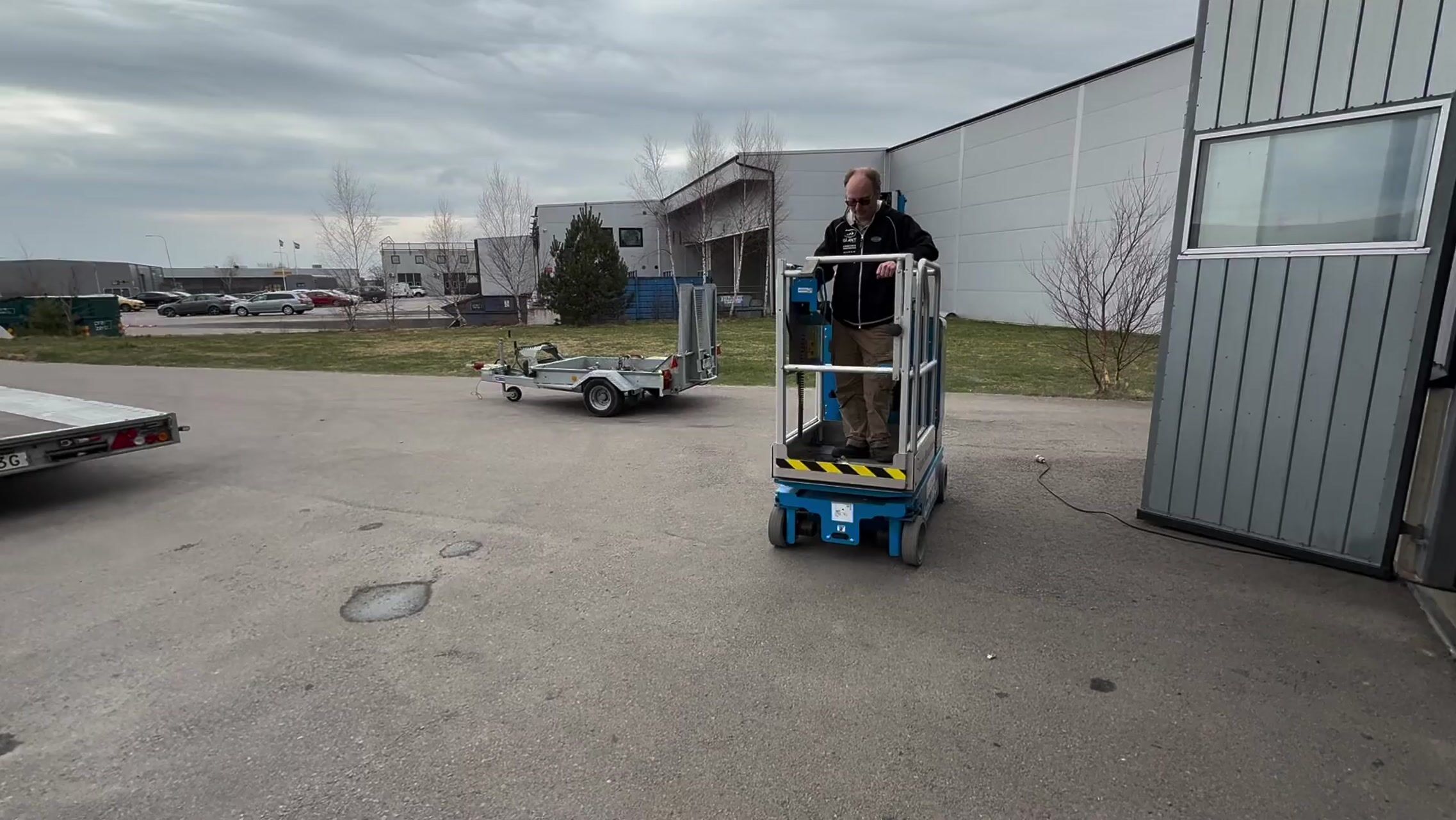 Pelarlift Genie GR20 med släp 2022