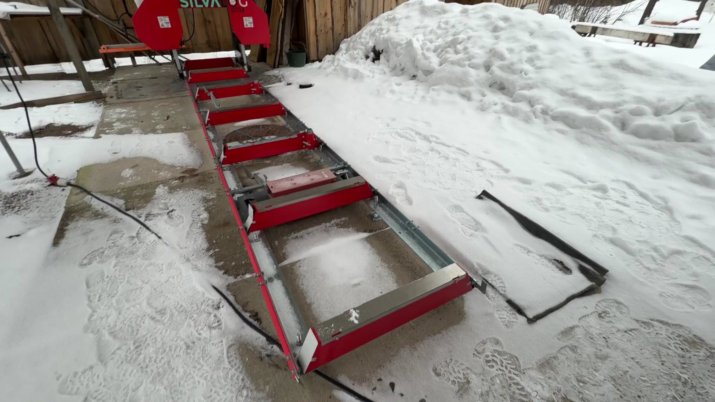 Stationärt Bandsågverk - Silvalog GT34