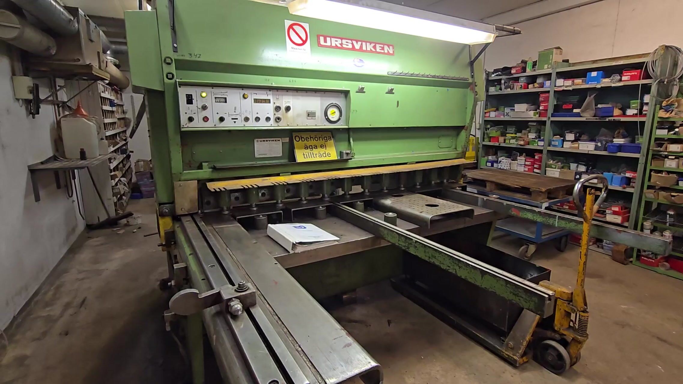 Hydraulisk gradsax | Ursviken GST 320 | 1977