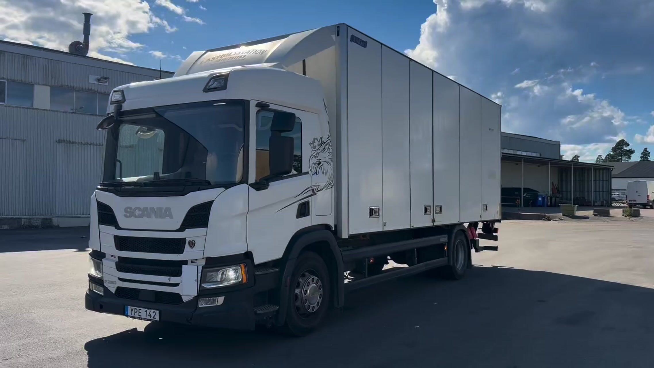 Scania P280 Delivery Truck 2018 | Närko Box Body | Zepro Tail Lift