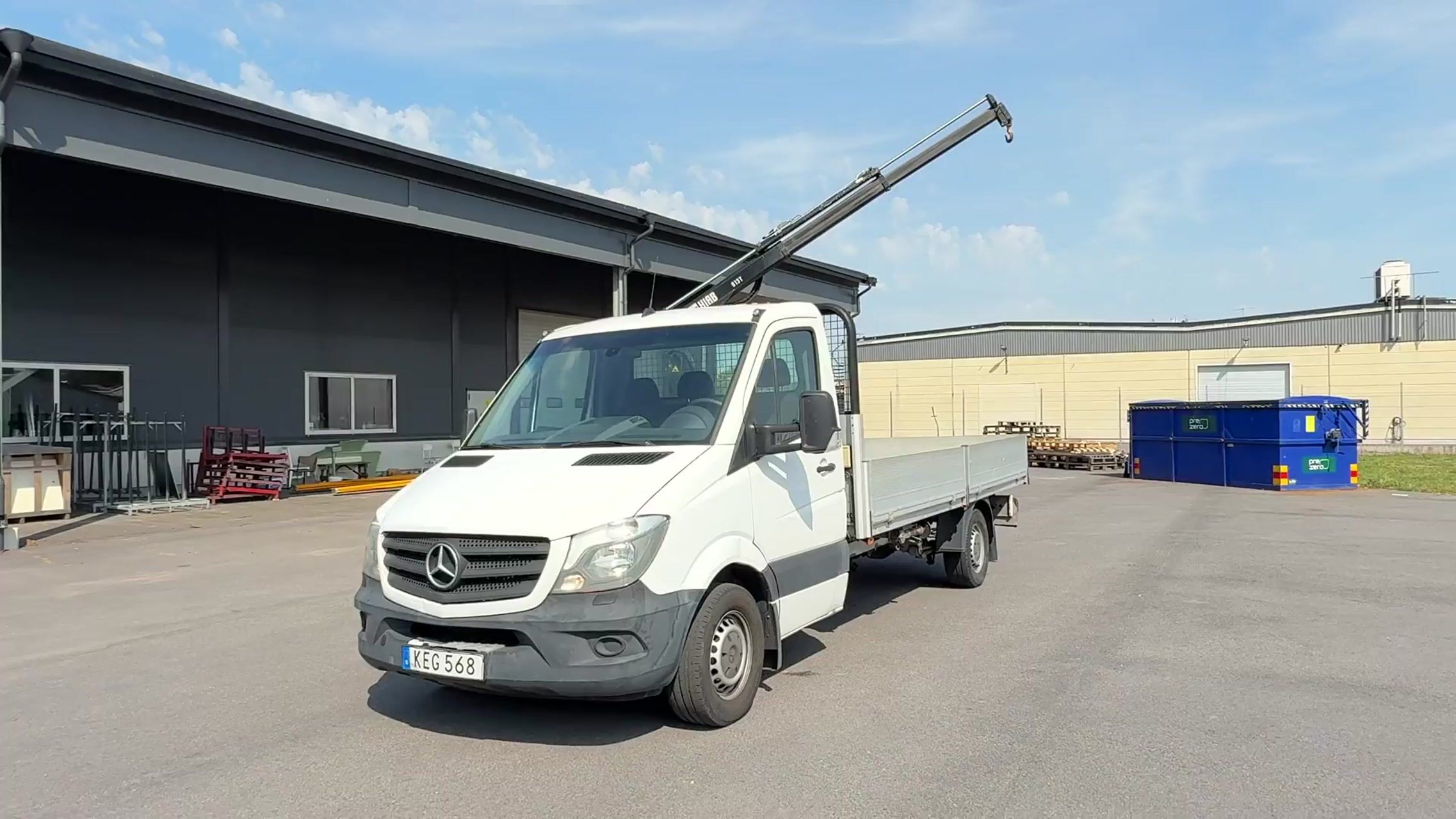 Mercedes-Benz Sprinter | Hiab 013T telescopic crane | 2015