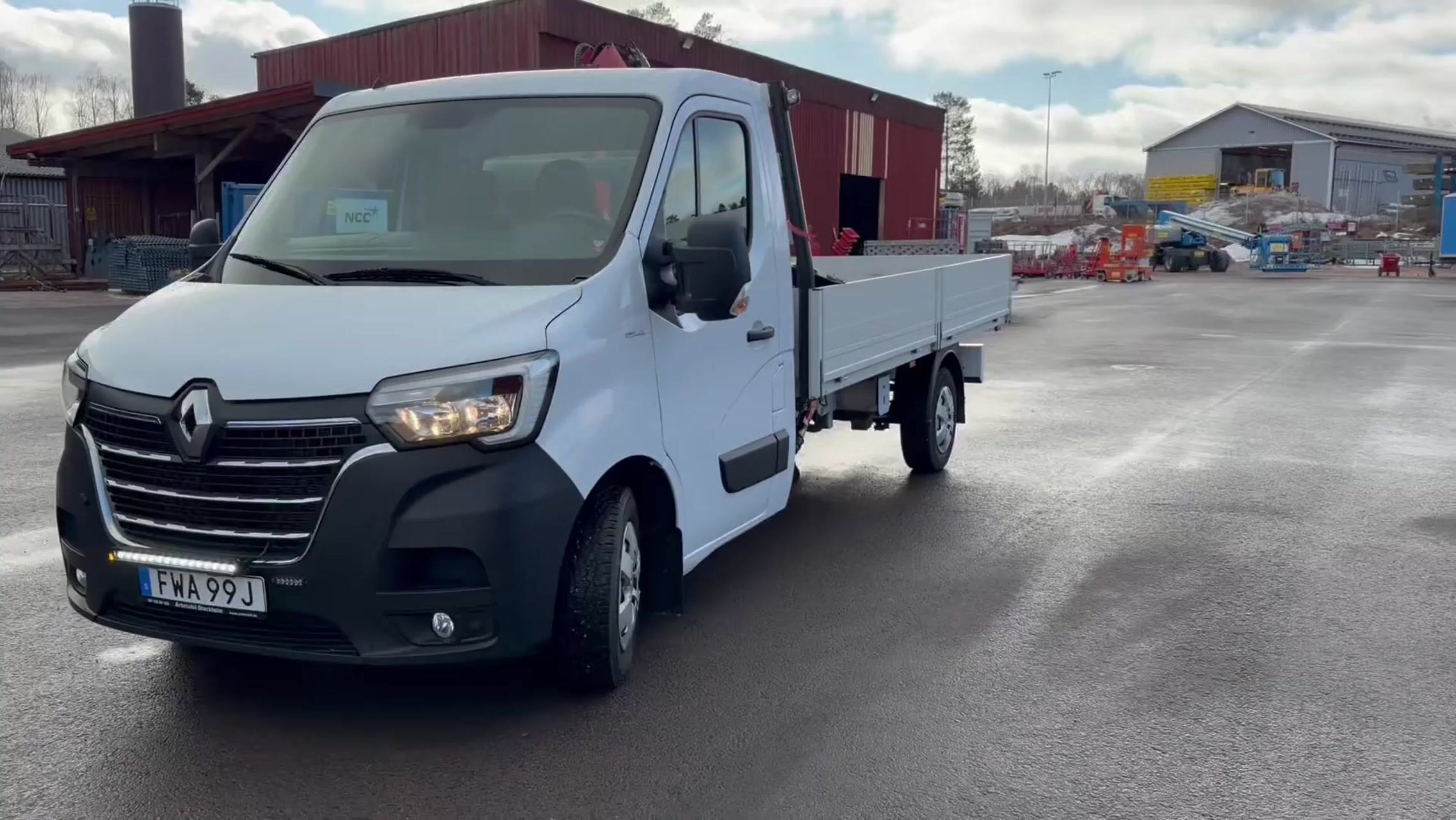 Kranbil Renault Master Chassi Cab 3.5 T 2.3 dCi FWD 2023 | Fassi M20A.13