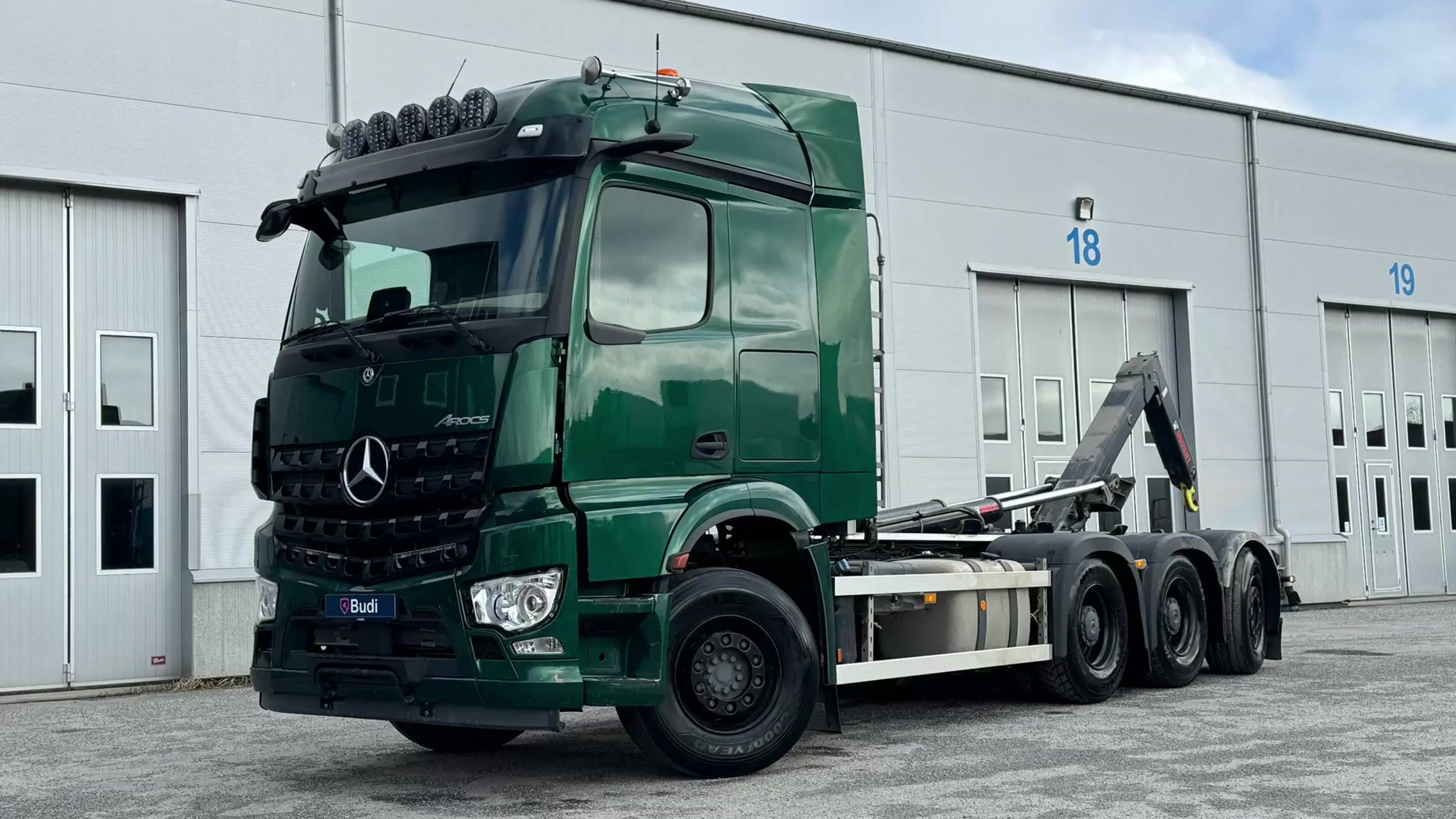 Tridemväxlare Mercedes-Benz Arocs 12.8 PowerShift -2022 | HIAB 24 ton