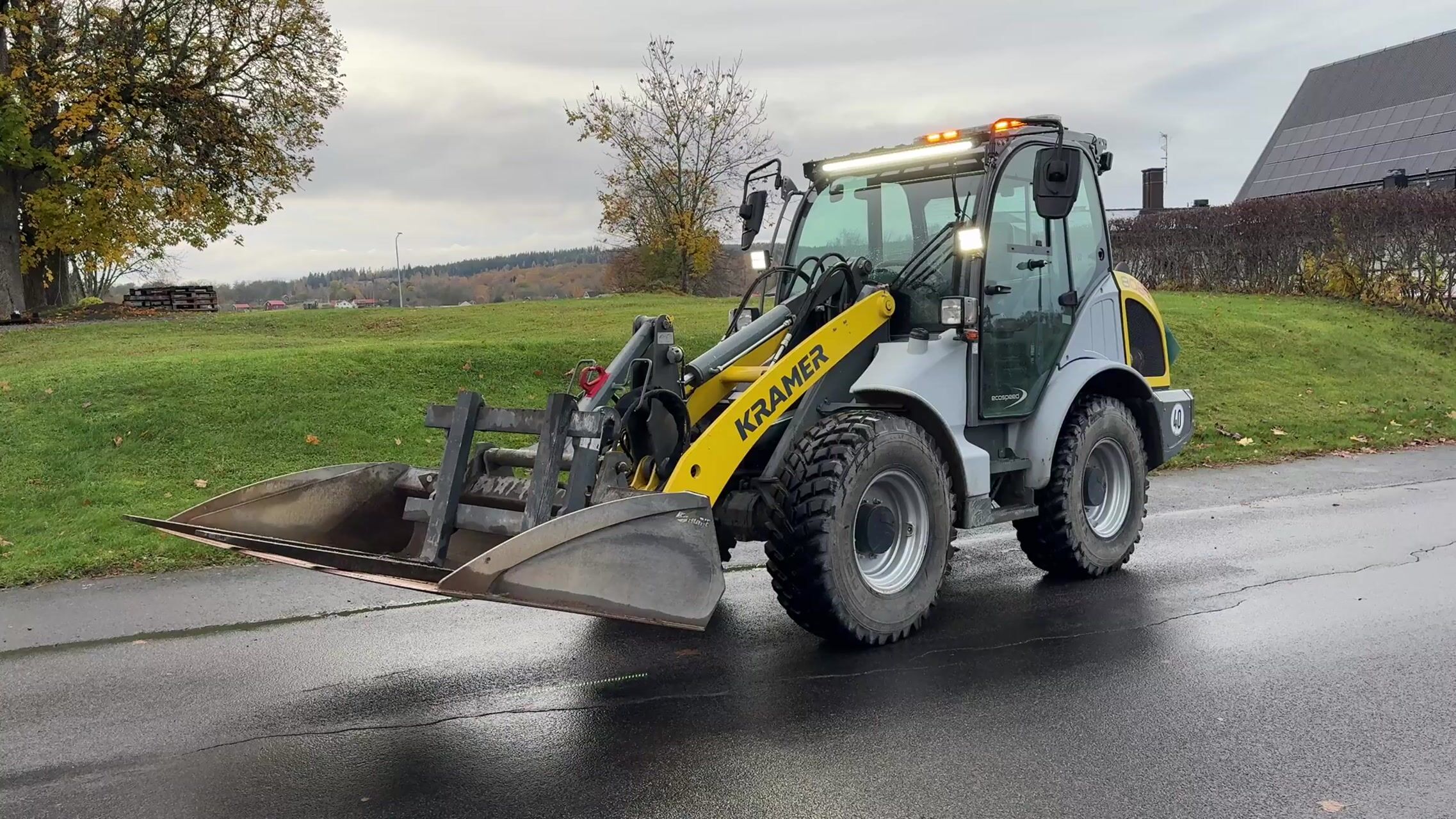 Hjullastare Kramer 8085 -2022 | Planerskopa & gafflar | Krabbstyrning