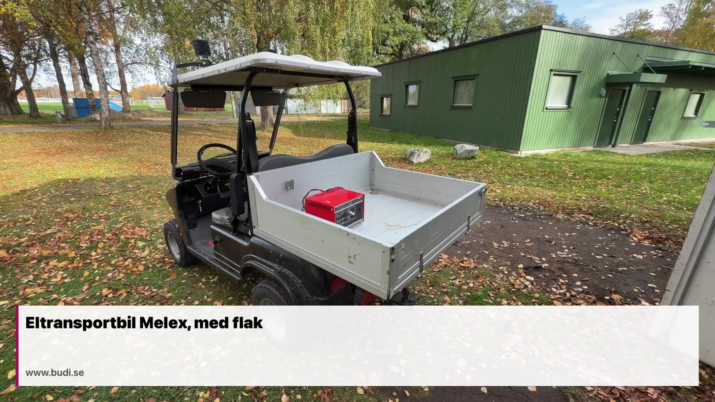 Melex electric utility vehicle with cargo bed (repair project)