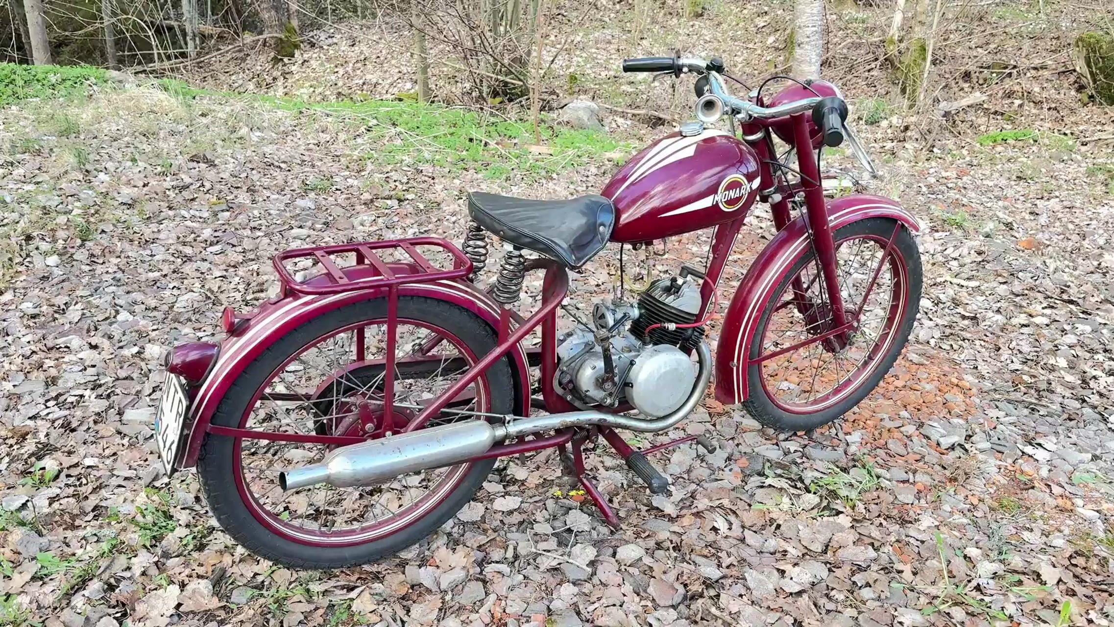 Motorcykel Monark M75 | 125 cc | 1950