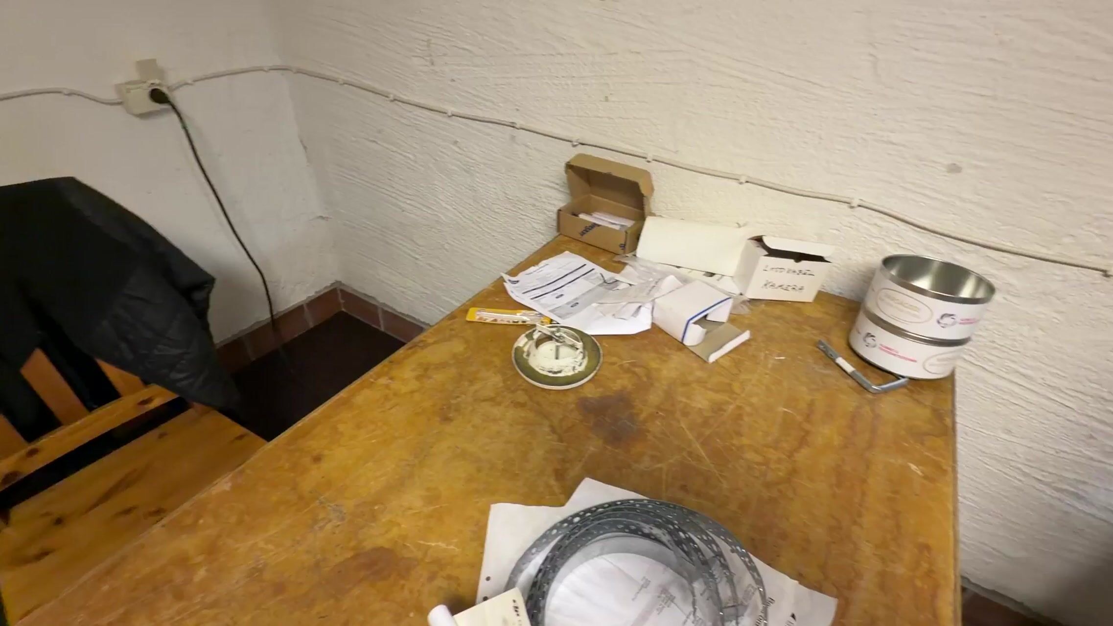 Ventilationsutrustning, stege, dammsugare m.m.