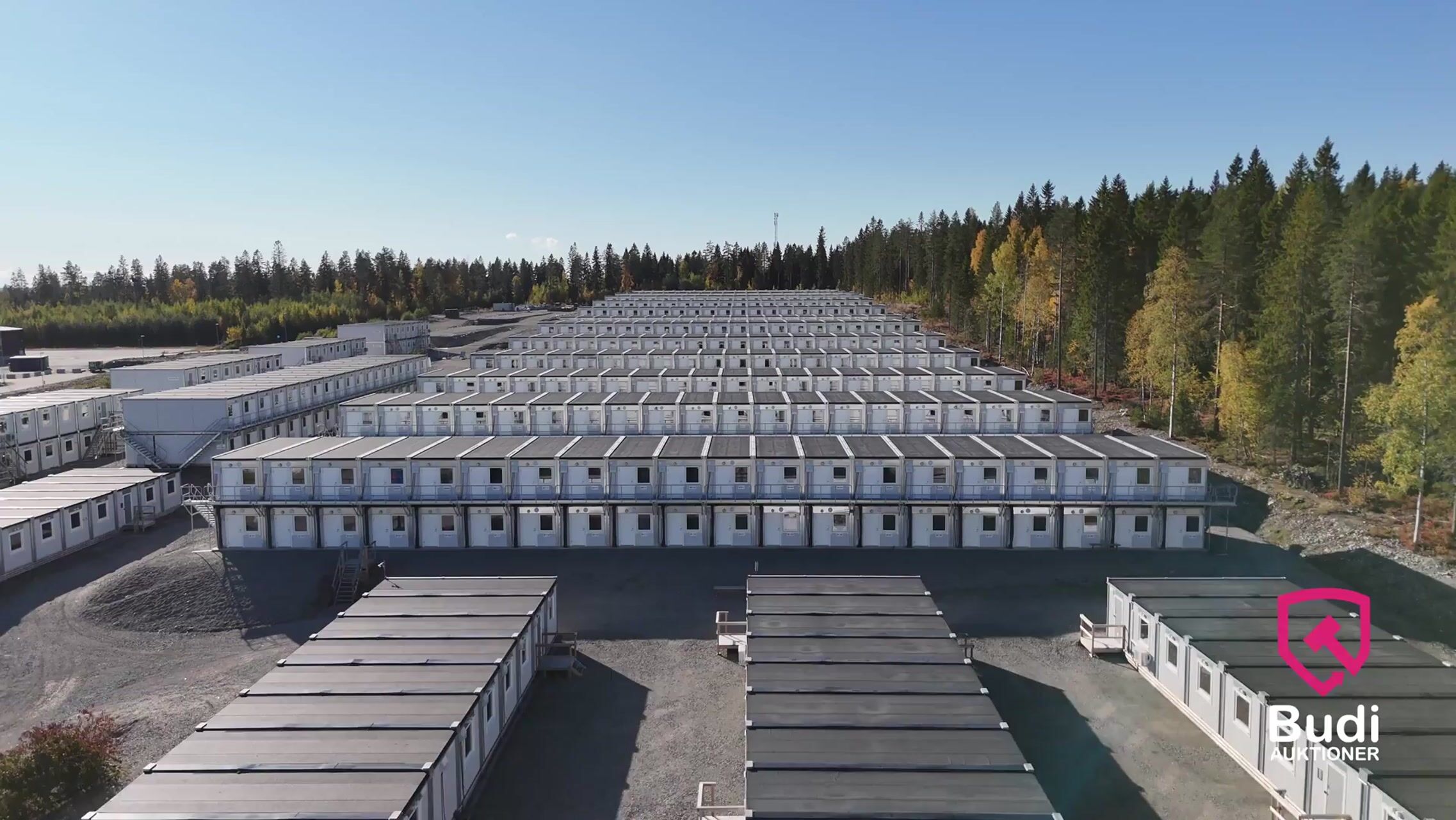 40st Bodar med 2 lägenheter i varje - Etablering N (40 modular units with 2 apartments in each – Block N)