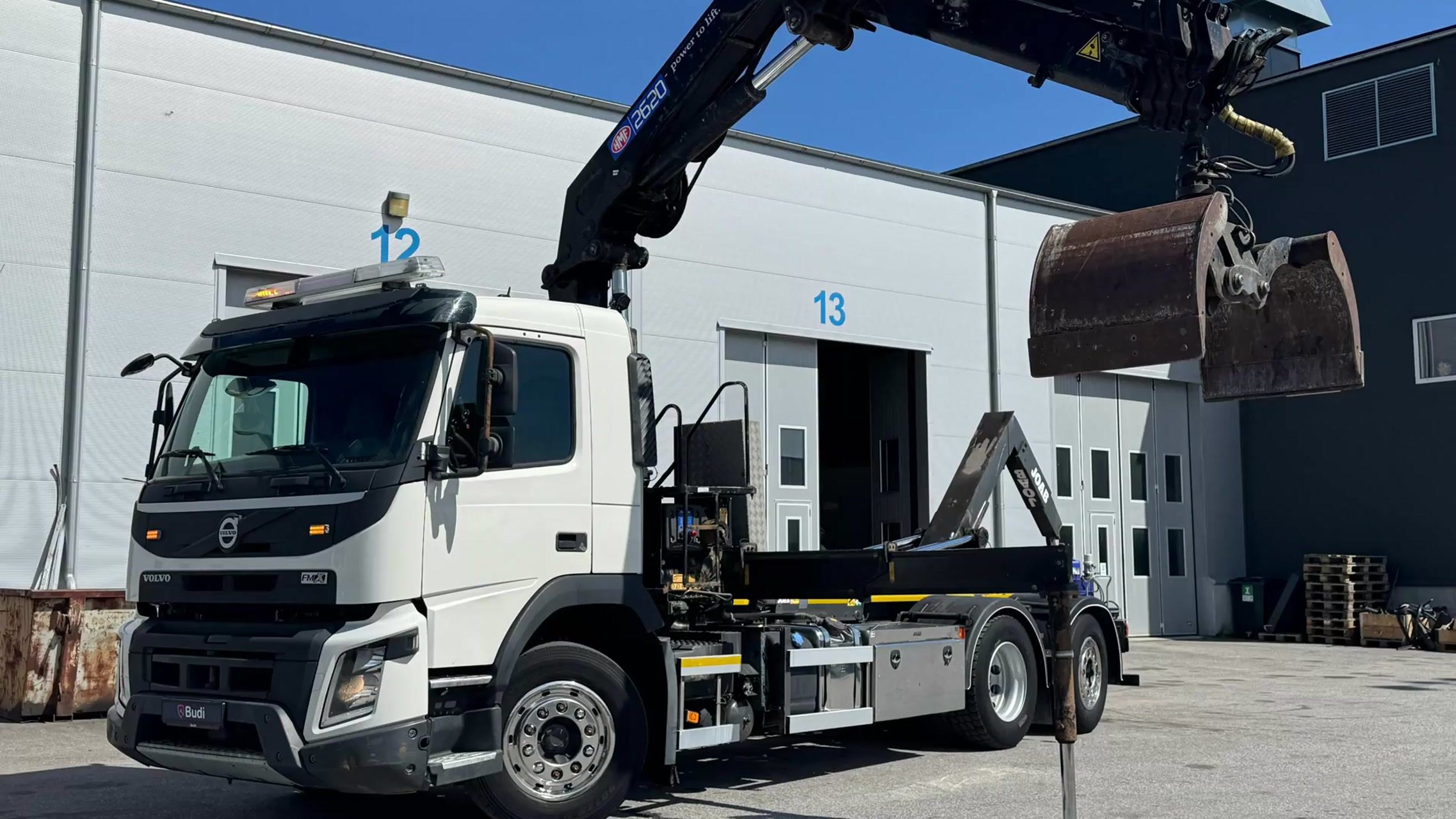 Kranväxlare Volvo FMX 12.7 450 6*2 I-Shift -2017 | HMF | JOAB 17t