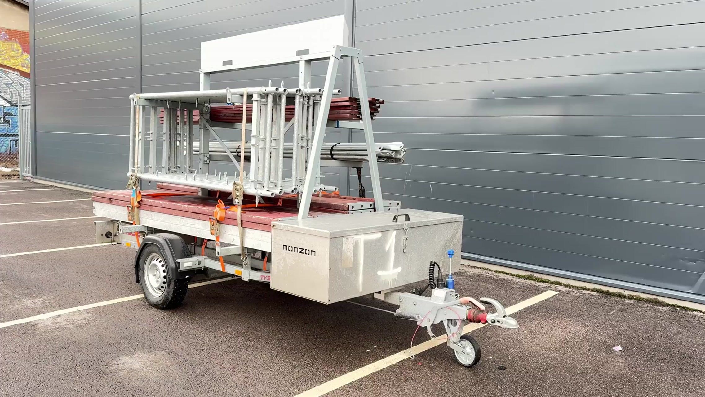 Ställningsvagn Tysse 1300 kg med ställning | 2021