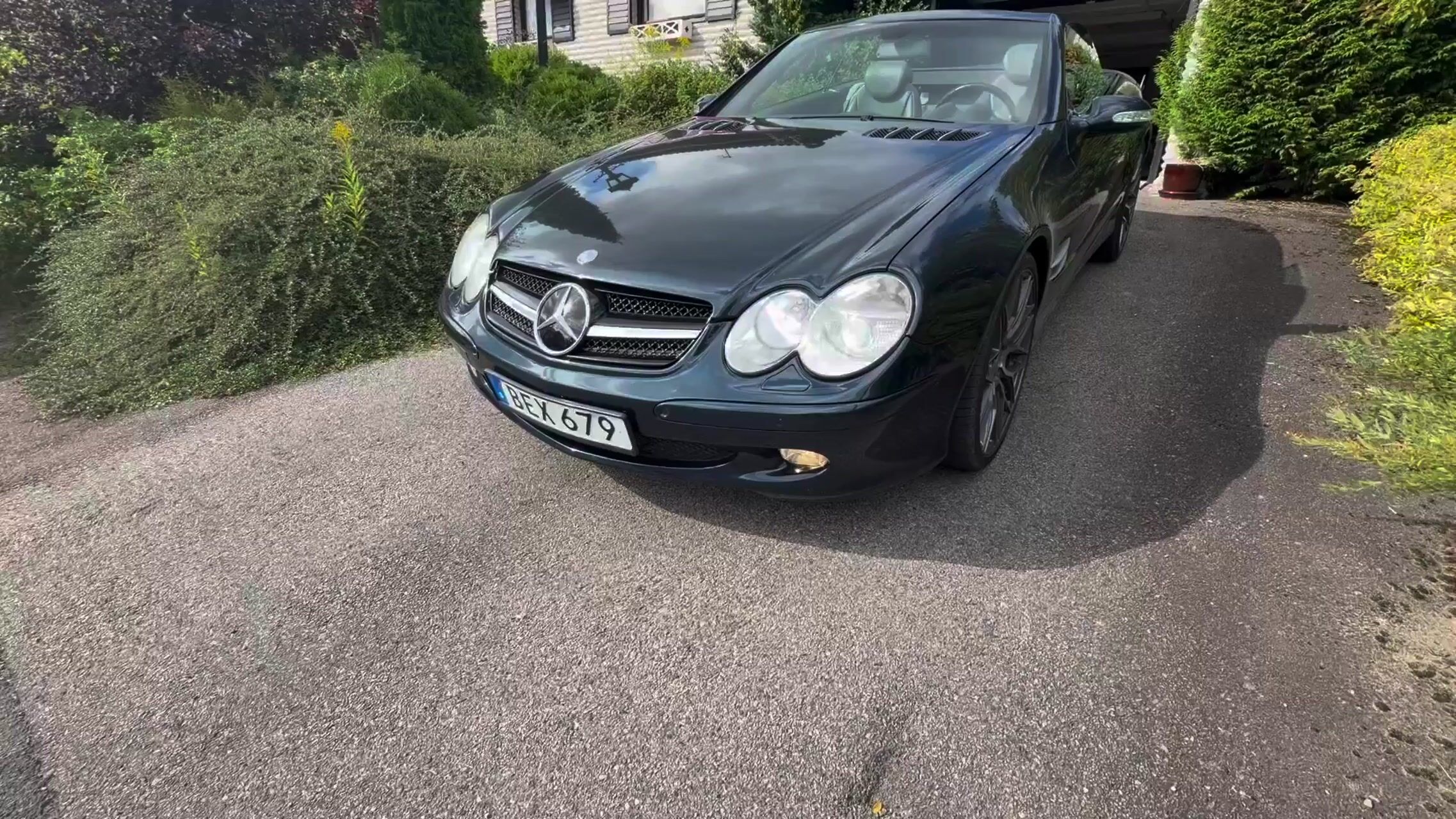 Mercedes-Benz SL500 cabriolet, 2002, automat, 168 107 km