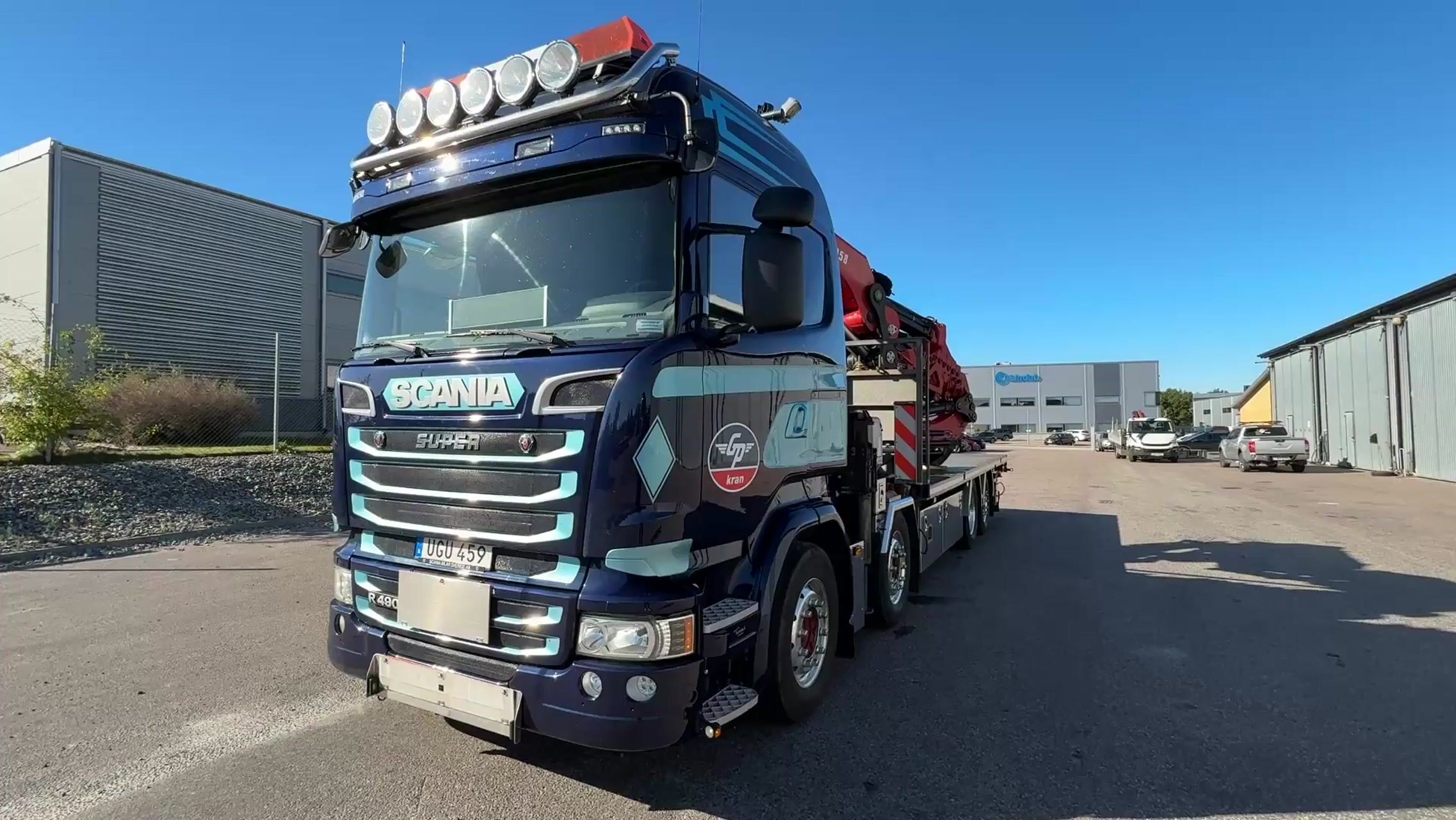 Bodbil Scania R490 8X2*6 -2015 | Hiab X-hipro 1058 E-7 | Jib 150x-6